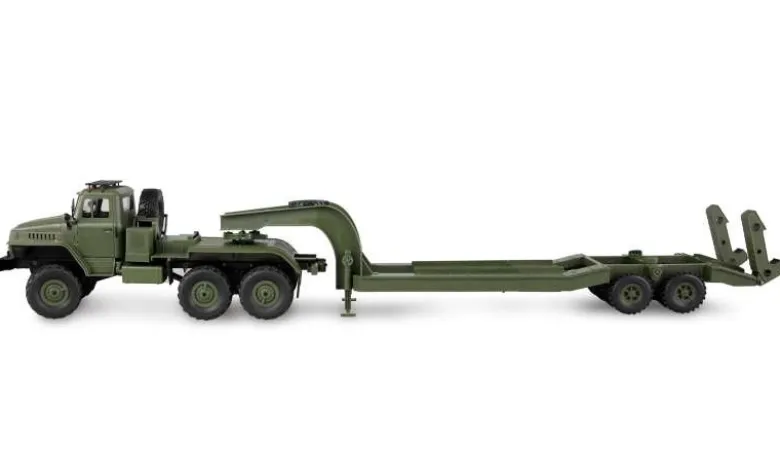 AMEWI 22671Ural B36 Militär LKW 6WD mit Tieflader 1:16 RTR