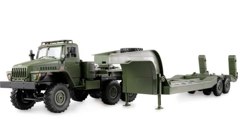 AMEWI 22671Ural B36 Militär LKW 6WD mit Tieflader 1:16 RTR