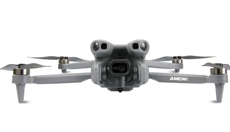 AMEWI 25381X5CPro Brushless-Drohne mit Kamera & LCD-Fernsteuerung RTF Inkl. zwei Akkus, 30 Minuten Flugzeit
