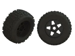 ARRMA ARA550064dBoots Backflip 8S 1/5 Reifen auf Felge (1 Paar) passend für Kraton 8S, Outcast 8S