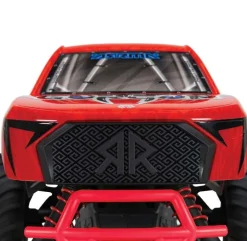 ARRMA ARA3230ST2GORGON 4X2 MEGA 550 Brushed Monster Truck RTR 1:10 rot mit Spektrum S120 USB-C Smart Lader und 8,4V 3300mAh Akku