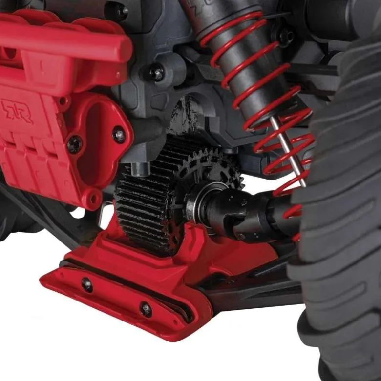 ARRMA ARA3230ST2GORGON 4X2 MEGA 550 Brushed Monster Truck RTR 1:10 rot mit Spektrum S120 USB-C Smart Lader und 8,4V 3300mAh Akku