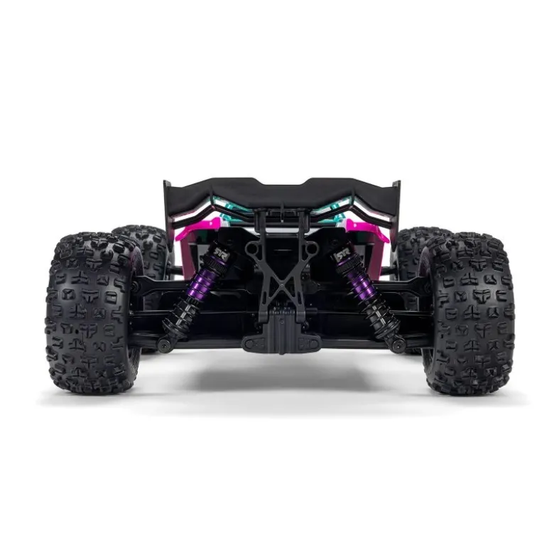 ARRMA ARA2508ST2Mini KRATON 3S BLX 4X4 1/16 Speedmonster Truck RTR teal/pink inkl. 3S 11,1V 2000mAh Spektrum Smart G2 LiPo und Ladegerät