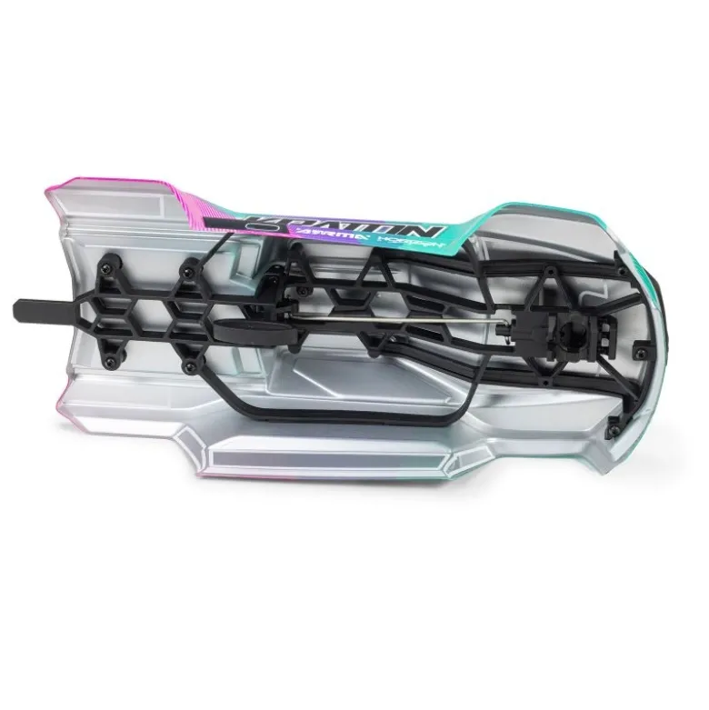 ARRMA ARA2508ST2Mini KRATON 3S BLX 4X4 1/16 Speedmonster Truck RTR teal/pink inkl. 3S 11,1V 2000mAh Spektrum Smart G2 LiPo und Ladegerät