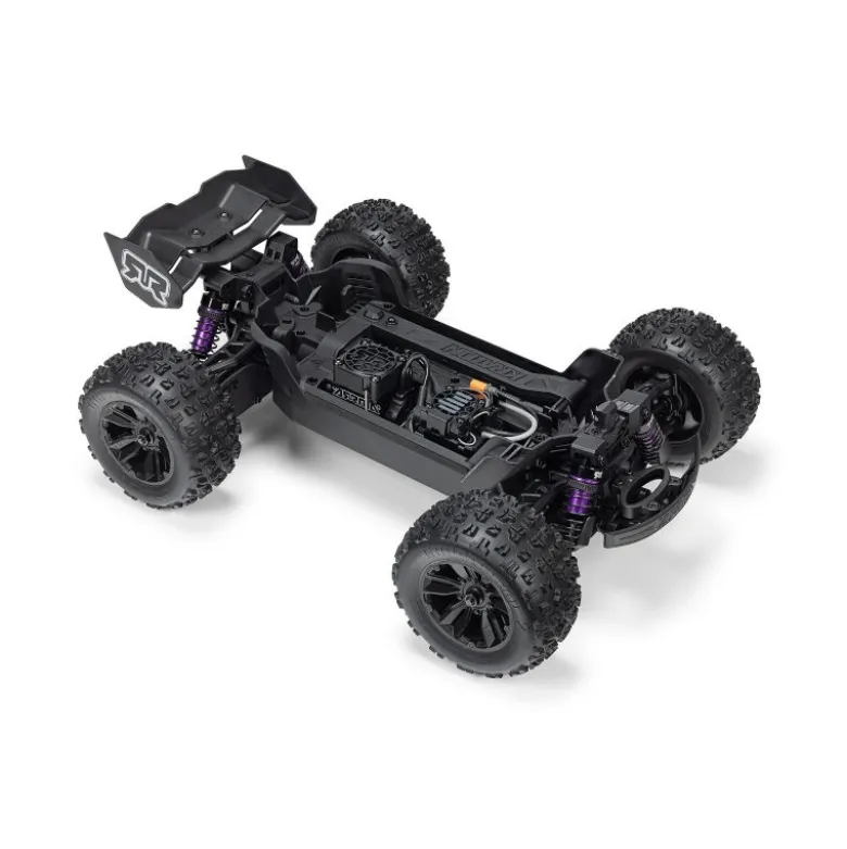 ARRMA ARA2508ST2Mini KRATON 3S BLX 4X4 1/16 Speedmonster Truck RTR teal/pink inkl. 3S 11,1V 2000mAh Spektrum Smart G2 LiPo und Ladegerät