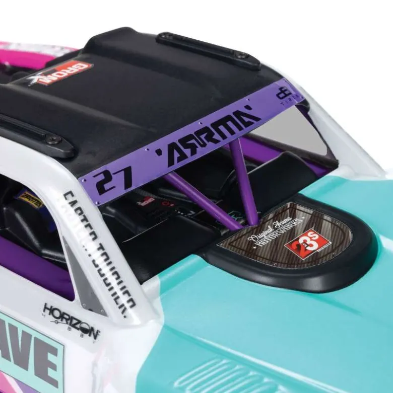 ARRMA ARA2304ST1MOJAVE GROM 223S BLX 4X4 Small Scale Desert Truck RTR teal inkl. Akku und Ladegerät