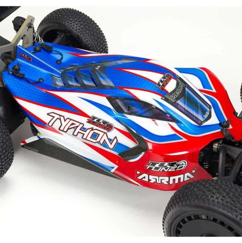 ARRMA ARA8406TLR Tuned TYPHON 6S 4WD BLX Buggy 1:8 RTR, rot/blau