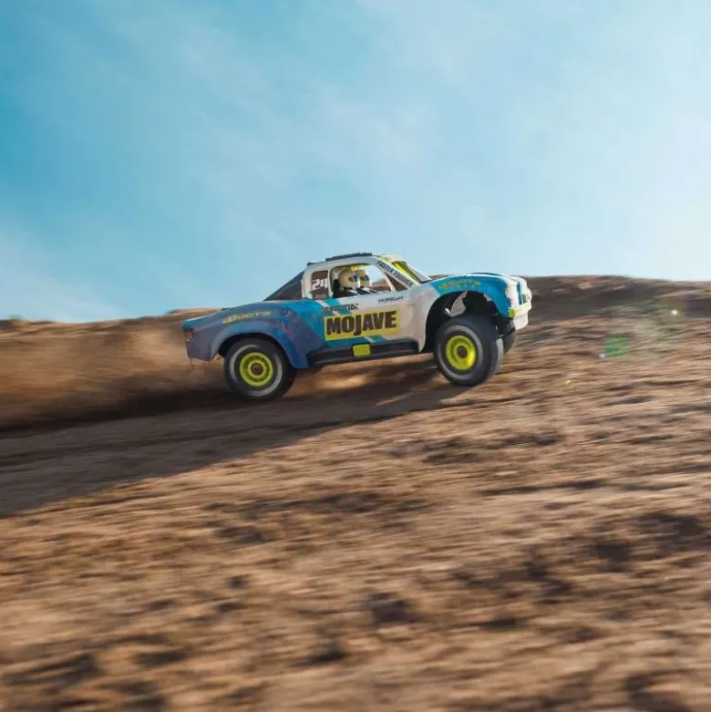 ARRMA ARA2104T2MOJAVE GROM MEGA 380 Brushed 4x4 Small Desert Truck RTR inkl. Akku & Ladegerät - blau/weiß