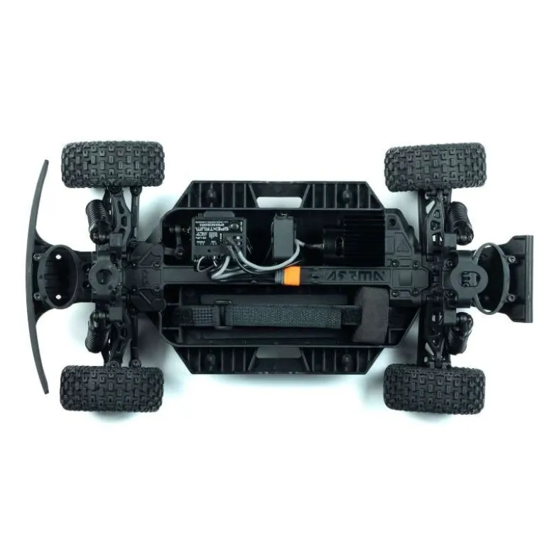 ARRMA ARA2104T2MOJAVE GROM MEGA 380 Brushed 4x4 Small Desert Truck RTR inkl. Akku & Ladegerät - blau/weiß