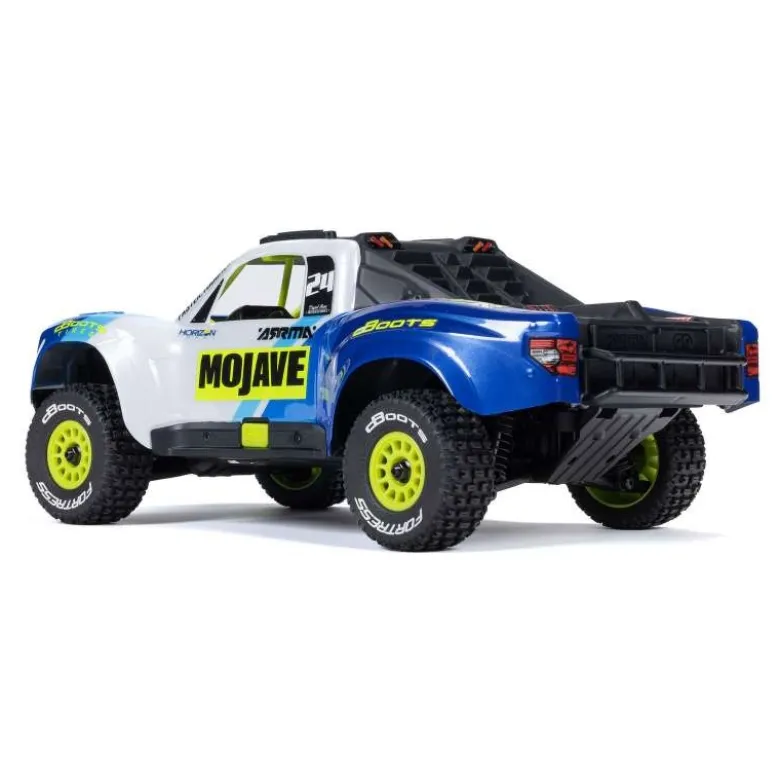 ARRMA ARA2104T2MOJAVE GROM MEGA 380 Brushed 4x4 Small Desert Truck RTR inkl. Akku & Ladegerät - blau/weiß