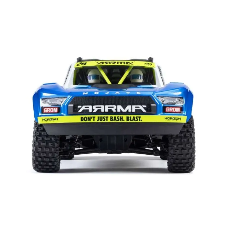 ARRMA ARA2104T2MOJAVE GROM MEGA 380 Brushed 4x4 Small Desert Truck RTR inkl. Akku & Ladegerät - blau/weiß