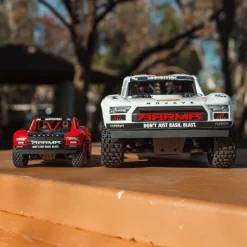 ARRMA ARA2104T1MOJAVE GROM MEGA 380 Brushed 4x4 Small Desert Truck RTR inkl. Akku & Ladegerät - rot/schwarz