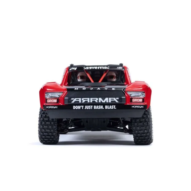 ARRMA ARA2104T1MOJAVE GROM MEGA 380 Brushed 4x4 Small Desert Truck RTR inkl. Akku & Ladegerät - rot/schwarz