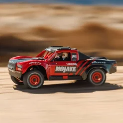 ARRMA ARA2104T1MOJAVE GROM MEGA 380 Brushed 4x4 Small Desert Truck RTR inkl. Akku & Ladegerät - rot/schwarz
