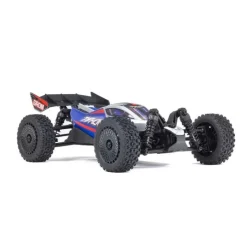 ARRMA ARA2106T1TYPHON GROM MEGA 380 Brushed 4X4 Buggy 1:18 RTR, blau/silber inkl. LiPo Akku und Ladegerät