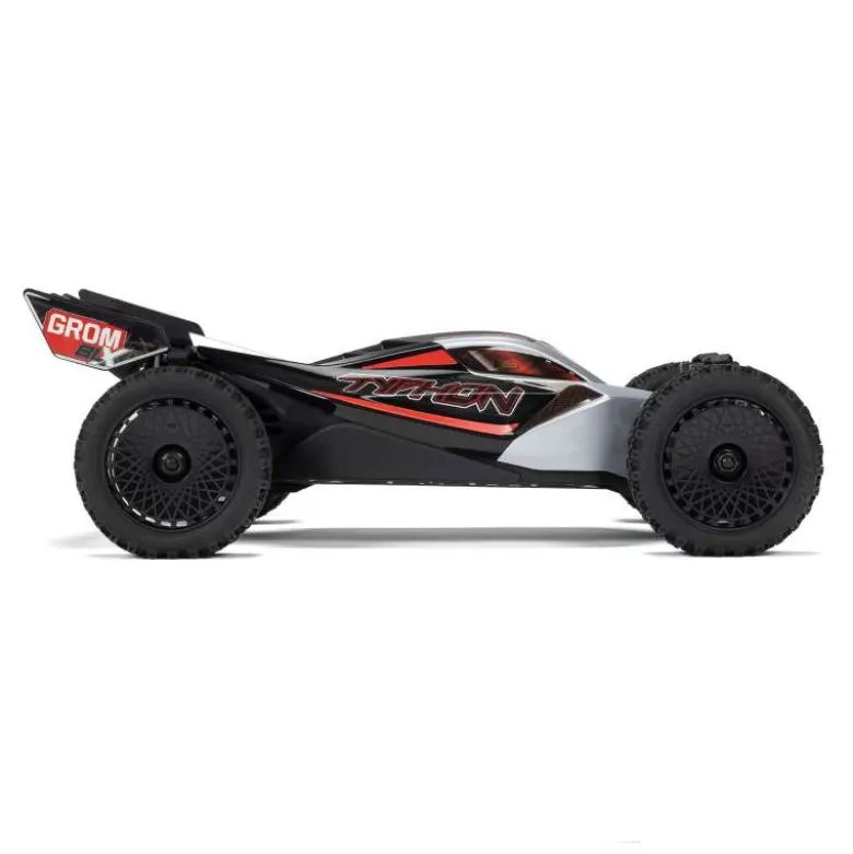 ARRMA ARA2306T1Typhon GROM 223S BLX Brushless 4x4 Small Scale Buggy RTR silber