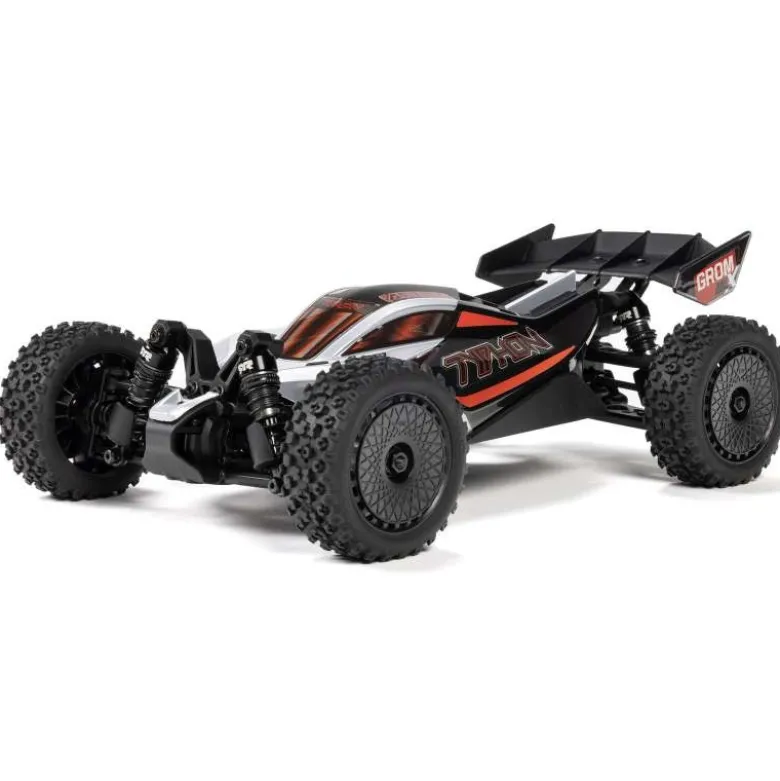 ARRMA ARA2306T1Typhon GROM 223S BLX Brushless 4x4 Small Scale Buggy RTR silber