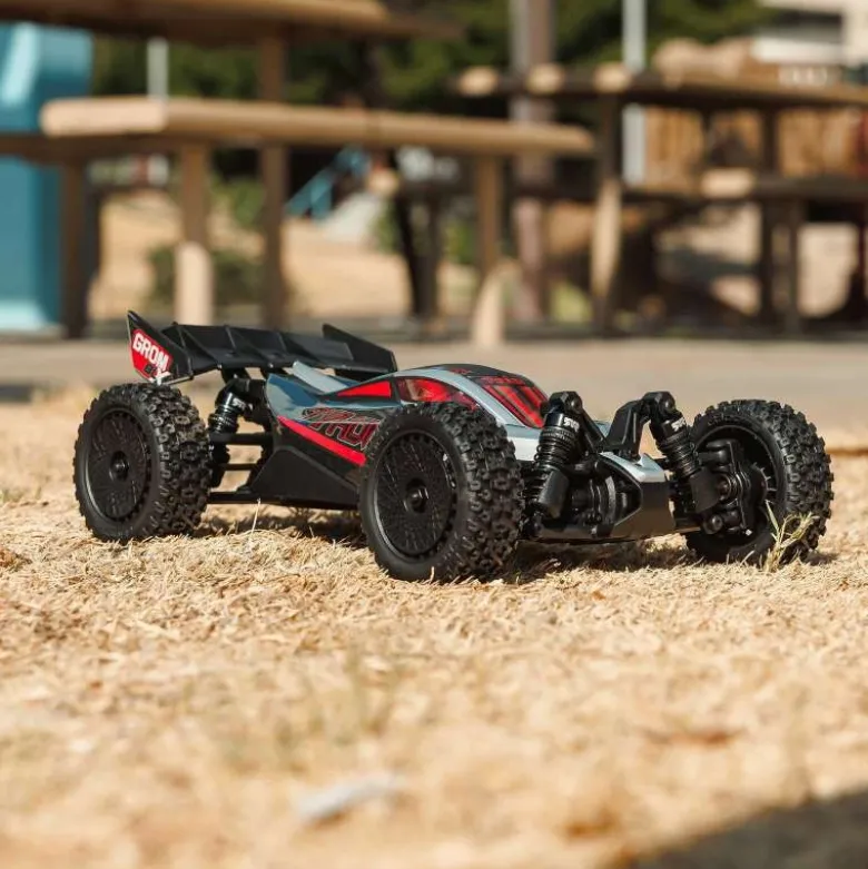ARRMA ARA2306T1Typhon GROM 223S BLX Brushless 4x4 Small Scale Buggy RTR silber