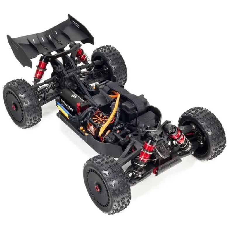 ARRMA ARA8606V5S1Typhon 6S BLX V5 4WD Buggy 1:8 + 2x3S LiPo, Duo-Lader