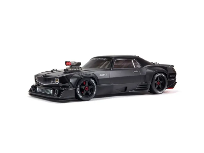 ARRMA ARA7617V2T1FELONY 6S BLX All-Road Street Bash 1/7 RTR Muscle schwarz