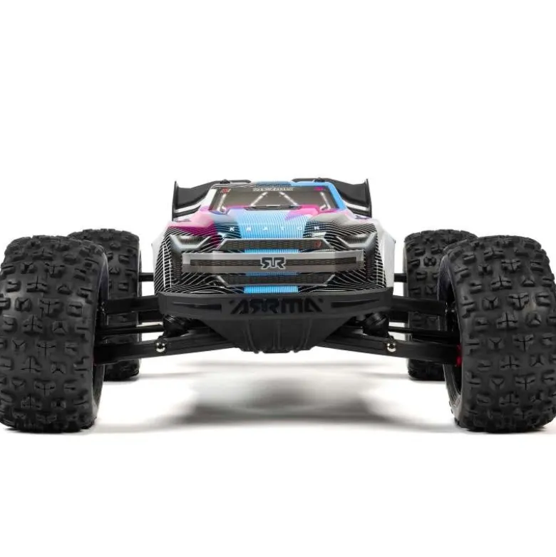 ARRMA ARA8608V6T2KRATON 6S V6 1/8 4X4 BLX Speed Monster Truck RTR blau/pink