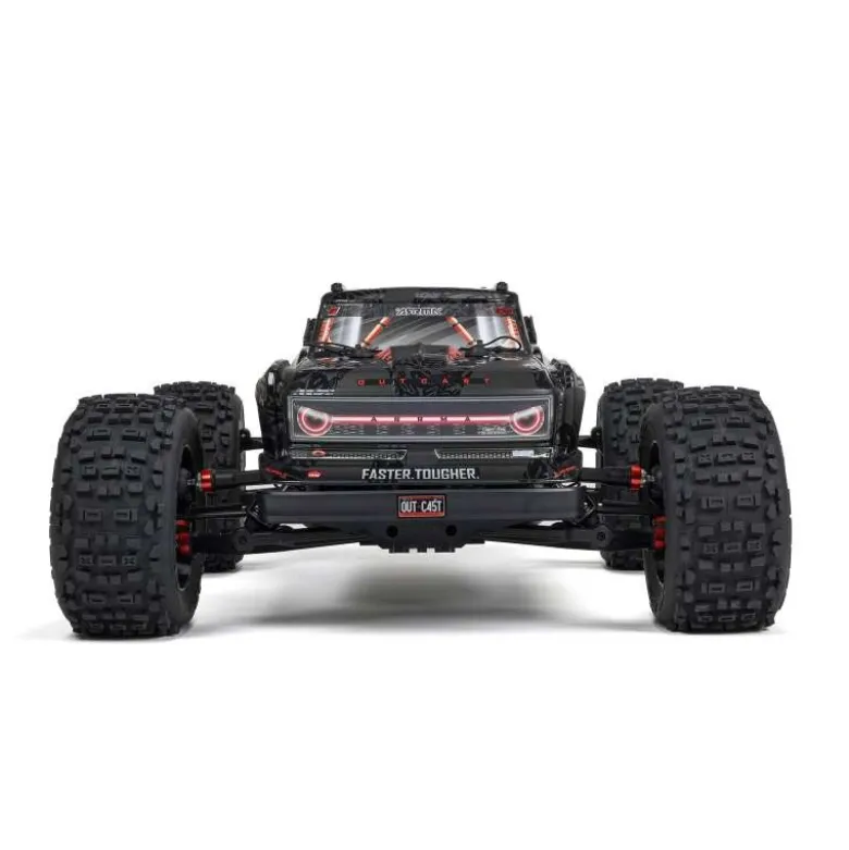 ARRMA ARA5810V2T1OUTCAST 4X4 8S BLX 1/5 EXB Brushless Stunt Truck RTR, Black