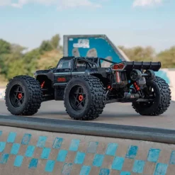 ARRMA ARA5810V2T1OUTCAST 4X4 8S BLX 1/5 EXB Brushless Stunt Truck RTR, Black