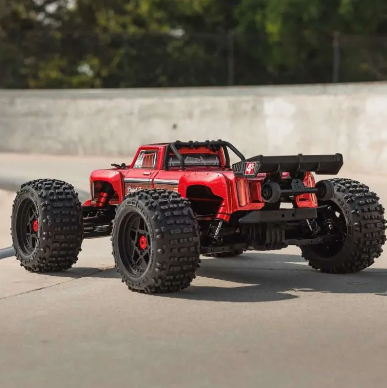 ARRMA ARA4410V2T4OUTCAST 4X4 4S V2 BLX 1/10 Stunt Truck RTR, rot