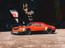 ARRMA ARA7617V2T2SET2FELONY 6S BLX Street Bash 1/7 RTR Muscle orange 6S Spar-Set inkl. 2x3S 5000mAh LiPo Akku, 6A Ladegerät & Ladekabel
