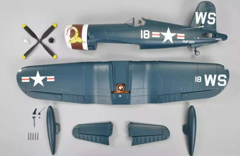 Arrows RC AS-AH008PF4U-4 Corsair 1100mm PNP, mit elektrischem Einziehfahrwerk
