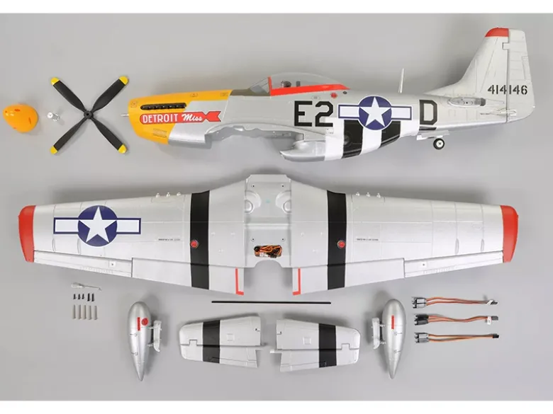 Arrows RC AS-AH004PP-51 Mustang 1100mm PNP, mit elektrischem Einziehfahrwerk
