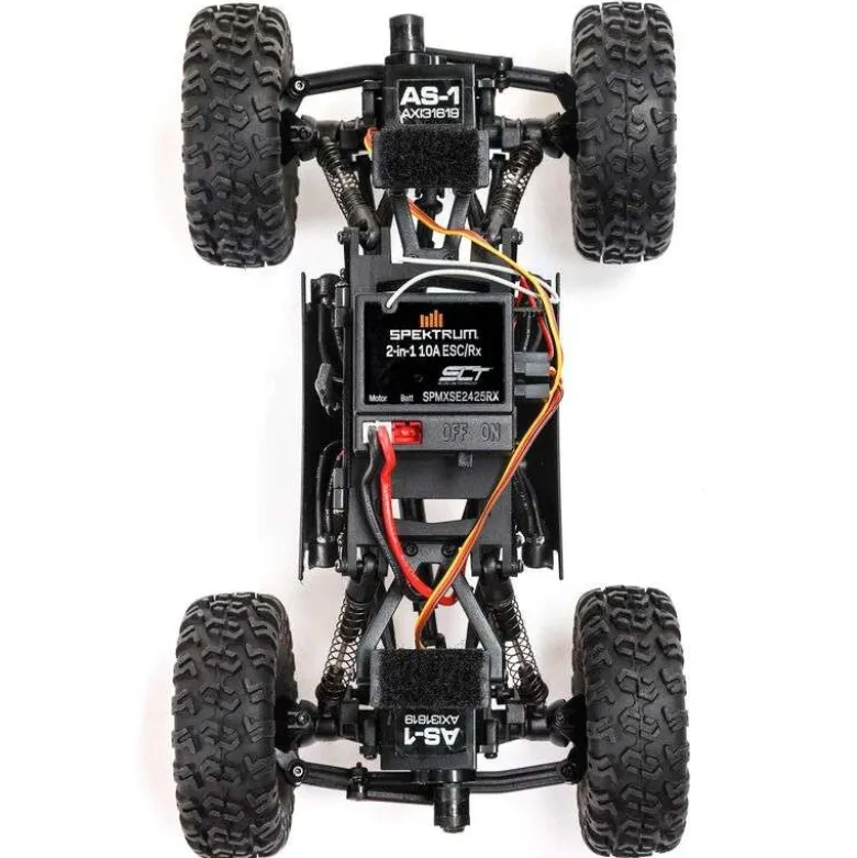 Axial AXI00003T2AX24 XC-1 4WS Crawler Brushed 1:24 RTR, orange