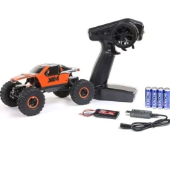 Axial AXI00003T2AX24 XC-1 4WS Crawler Brushed 1:24 RTR, orange