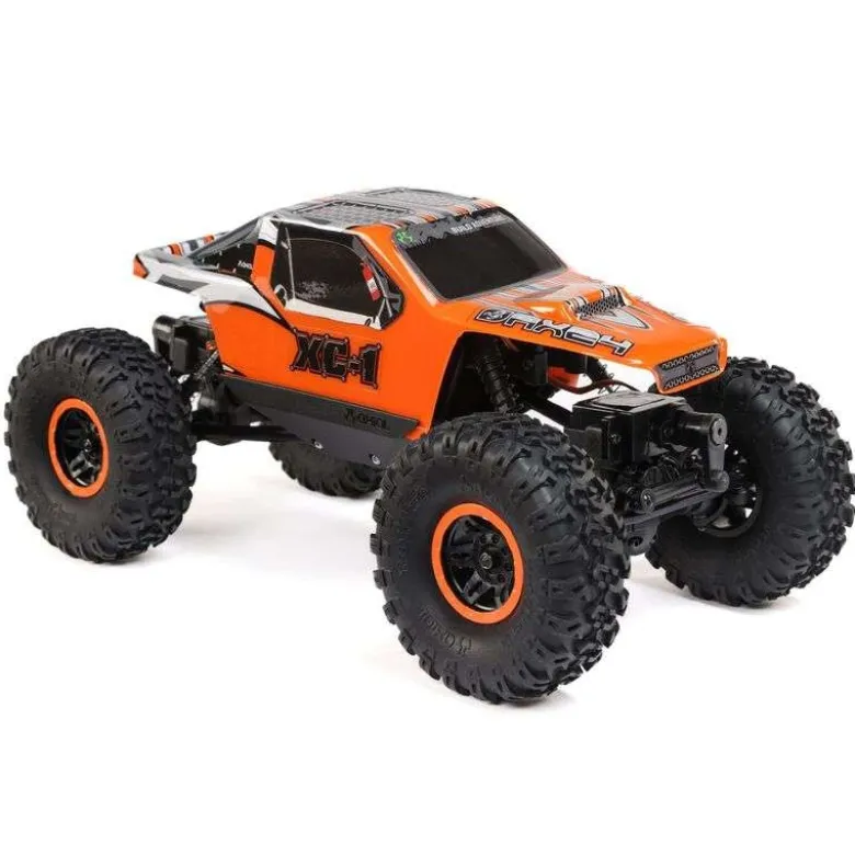 Axial AXI00003T2AX24 XC-1 4WS Crawler Brushed 1:24 RTR, orange