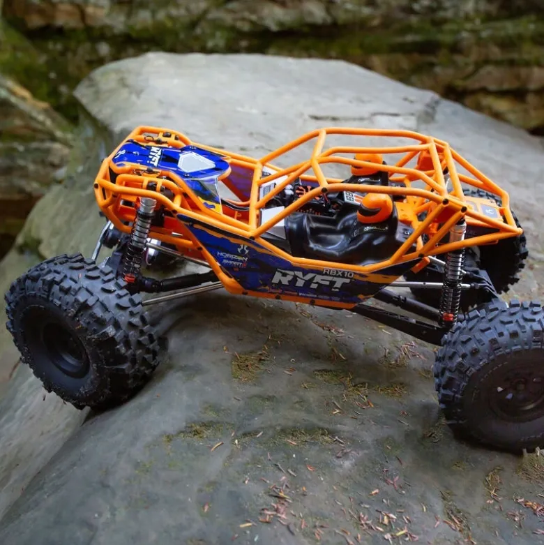 Axial AXI03005T1RBX10 Ryft 4WD Brushless Rock Bouncer 1/10 RTR, Orange