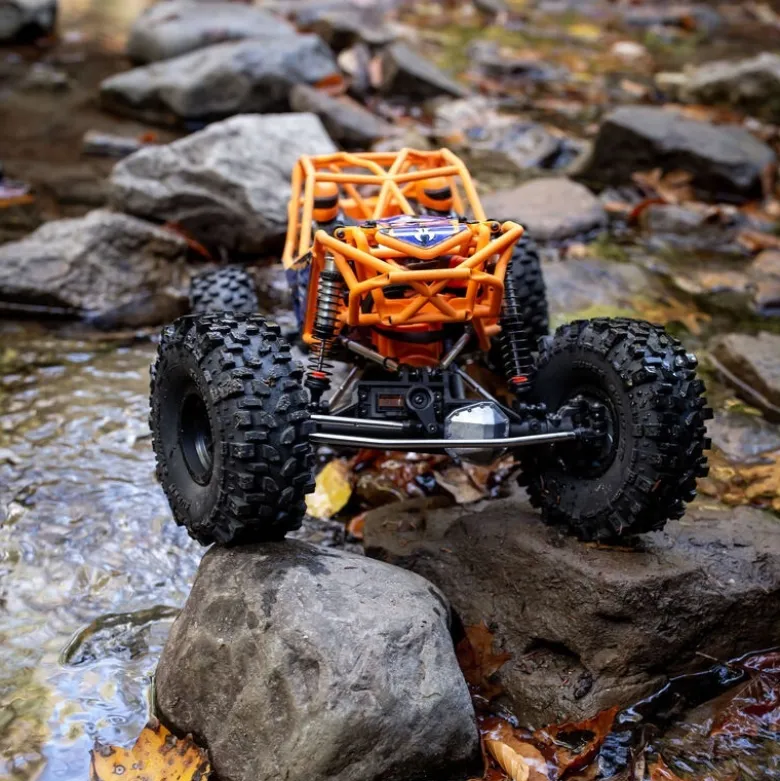 Axial AXI03005T1RBX10 Ryft 4WD Brushless Rock Bouncer 1/10 RTR, Orange