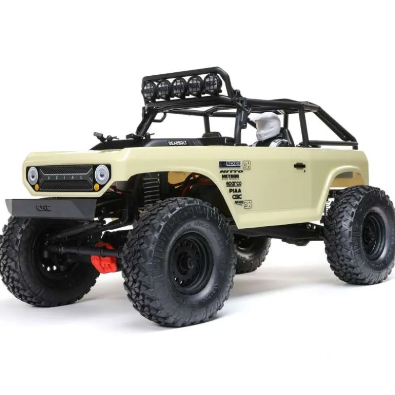 Axial AXI03025T2SCX10 II Deadbolt 4WD Rock-Crawler Brushed RTR 1:10, Tan