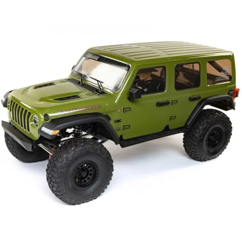 Axial AXI05000T1SCX6 Jeep JLU Wrangler 1/6 4WD Scale Crawler RTR grün