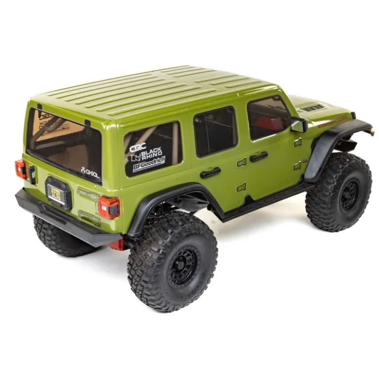 Axial AXI05000T1SCX6 Jeep JLU Wrangler 1/6 4WD Scale Crawler RTR grün