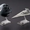Bandai 01207Death Star II 1:2700000 + Imperial Star Destroyer 1:14500