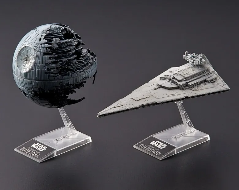 Bandai 01207Death Star II 1:2700000 + Imperial Star Destroyer 1:14500