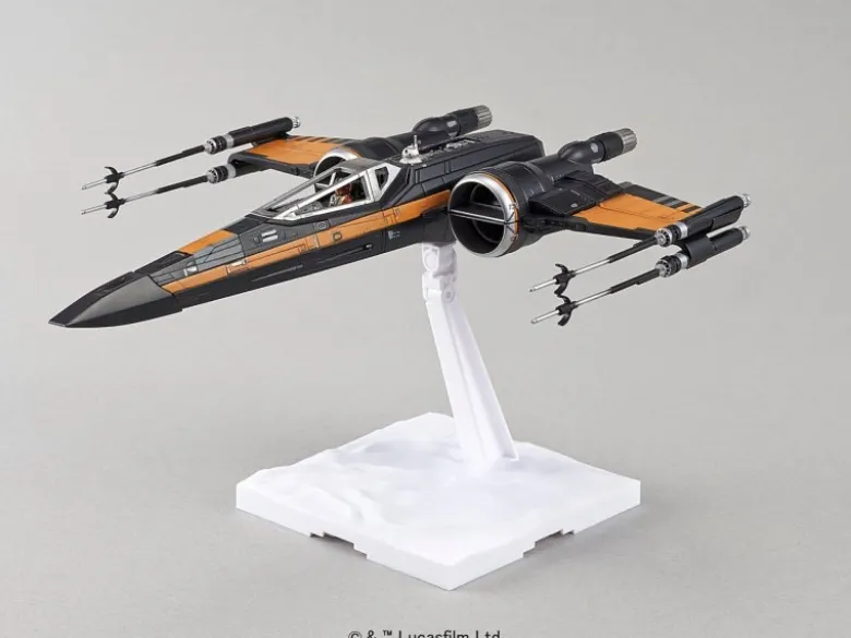 Bandai 01216Star Wars Poe's X-Wing Fighter Modellbausatz 1:72