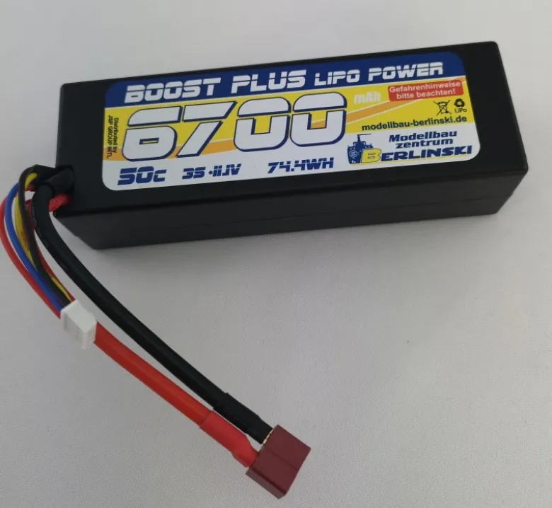 Berlinski by Corally C-49136-D-PLLipo Akku 11,1V 50C 6700mAh 3S mit T-Stecker