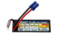 Berlinski by Corally C-49125-EC5-PLBOOST LiPo Akku 2S 5500mAh 60C 7,4V Hardcase EC5 nicht passend beim Promoto-MX