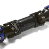 Berlinski Tuning C26653BLUECNC Alu-Antriebswelle 55-65mm für 1:14 Truck, blau