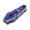 Berlinski Tuning C28139BLUECNC Aluminium Servohorn 25T (22mm) für TRX-4, blau
