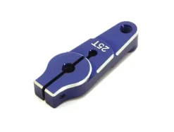 Berlinski Tuning C28139BLUECNC Aluminium Servohorn 25T (22mm) für TRX-4, blau