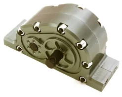 Berlinski Tuning C26994GUNAluminium Chassis-Brücke Verteilergetriebe 2:1 1/14 Truck