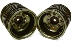 Berlinski Tuning C26923GUNCNC Alu T7 Felgen hinten für Zwillingsbereifung 1/14 Truck
