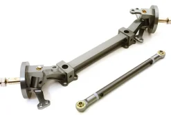 Berlinski Tuning C26759GUNCNC Alu Vorderachse komplett T4 Truck 1/14, Gun